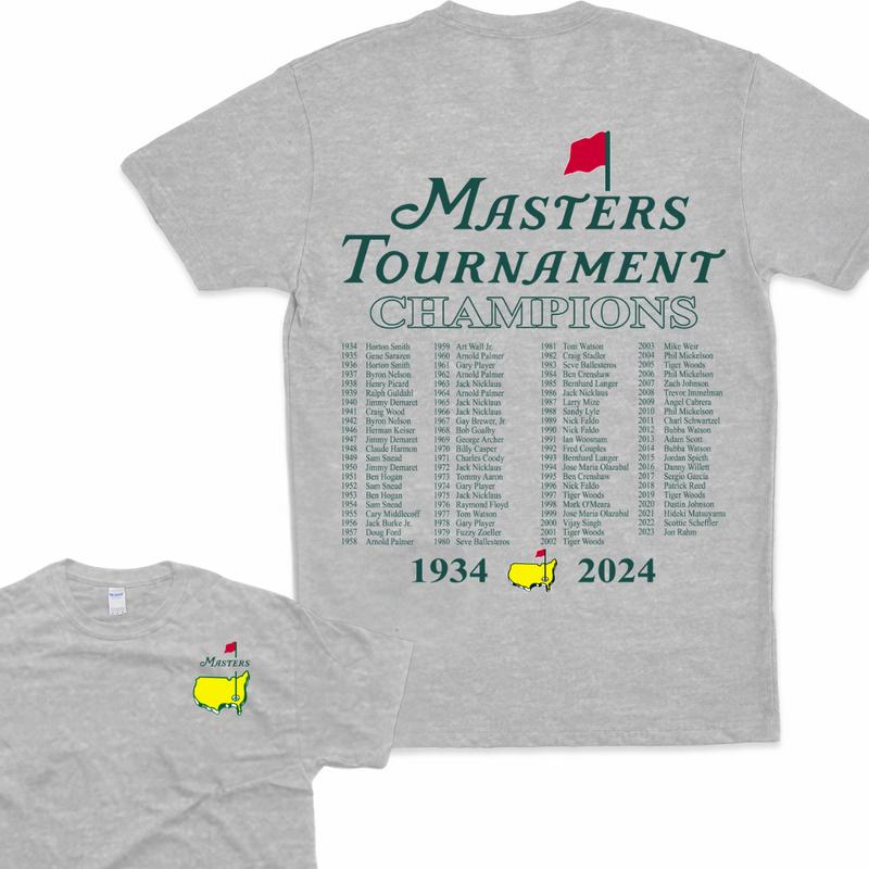 Vintage Style Masters Tournament Augusta T-shirt Unisex Clothing