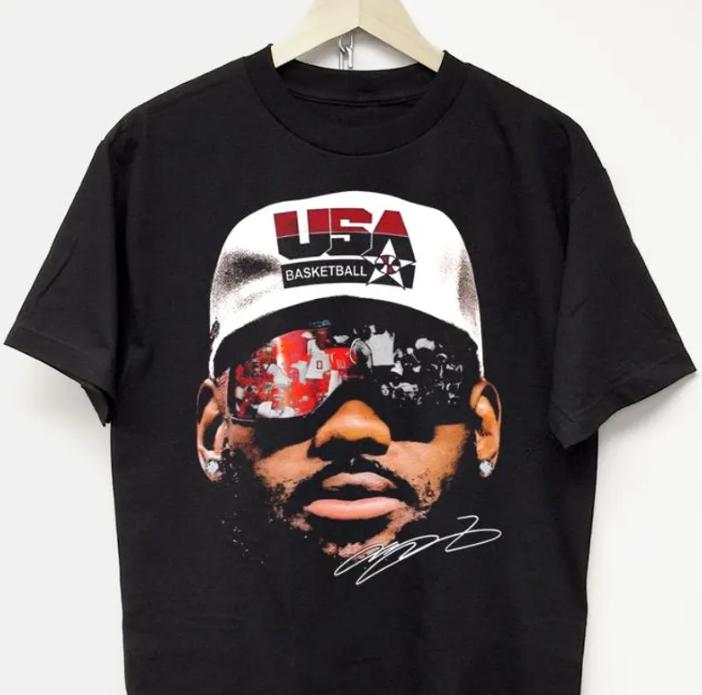 Iconic Basketball Fashion LeBron Vintage Shirt