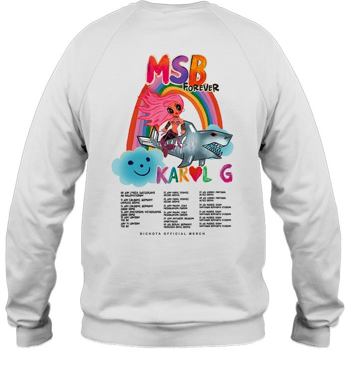 2024 Karol G Msb Forever Tour T Shirt