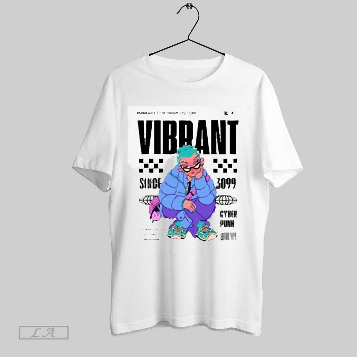 Top Embrace The Neon Future Vibrant Cyber Punk 2025 T Shirt Sweatshirt Hoodie Shirt | TeeSparky.com