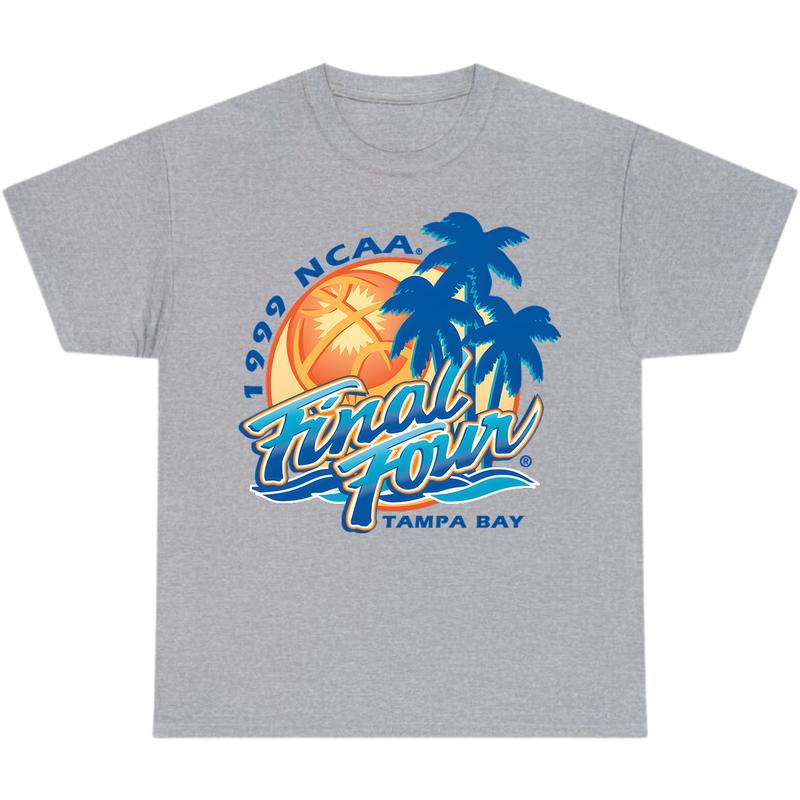 1999 Final Four Logo Heavy T-Shirt, Classic Cotton NCAA T-Shirt, Graphic Vintage T-Shirt, Full Color T-Shirt, Unisex T-Shirt, For Men, For Women billa