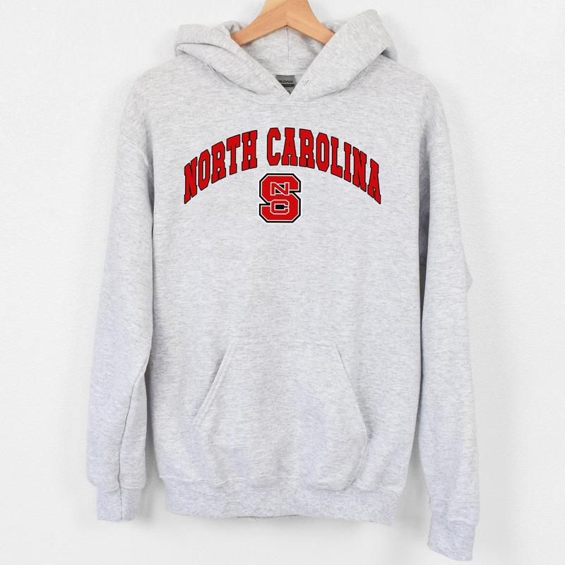 NC State Wolfpack Vintage Football NCAA Trendy Sweatshirt, North Carolina State University Unisex Football NCAA Shirt, Cotton, Crewneck, Gifts for men