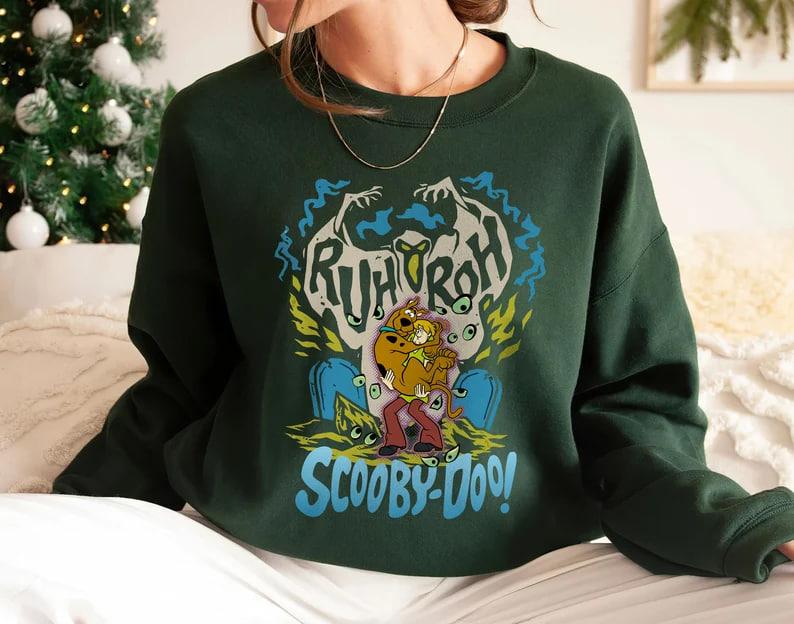 Vintage Scooby Shirt, 90s Halloween Movie T-Shirt, Retro Halloween Sweatshirt, Scooby Doo T-Shirt, Vintage Halloween Movie Character Tee, Vintage Hall