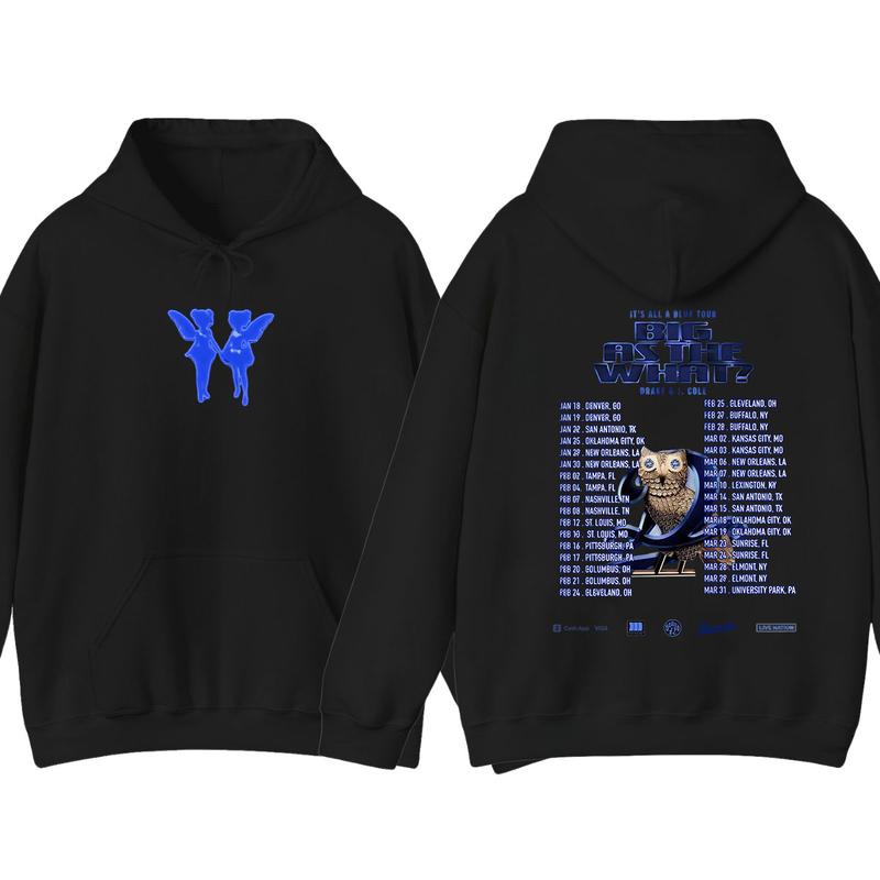 Drake For All The Dogs Scary Hours Edition Album Cover Itâ€™s All A Blur Big As The What Tour 2024 Unisex Hoodie dandy hoodie