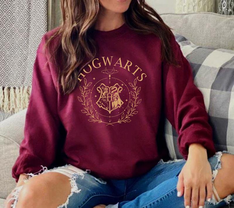 Vintage Wizard World Hogwarts Sweatshirt, Hogwarts HP Shirt
