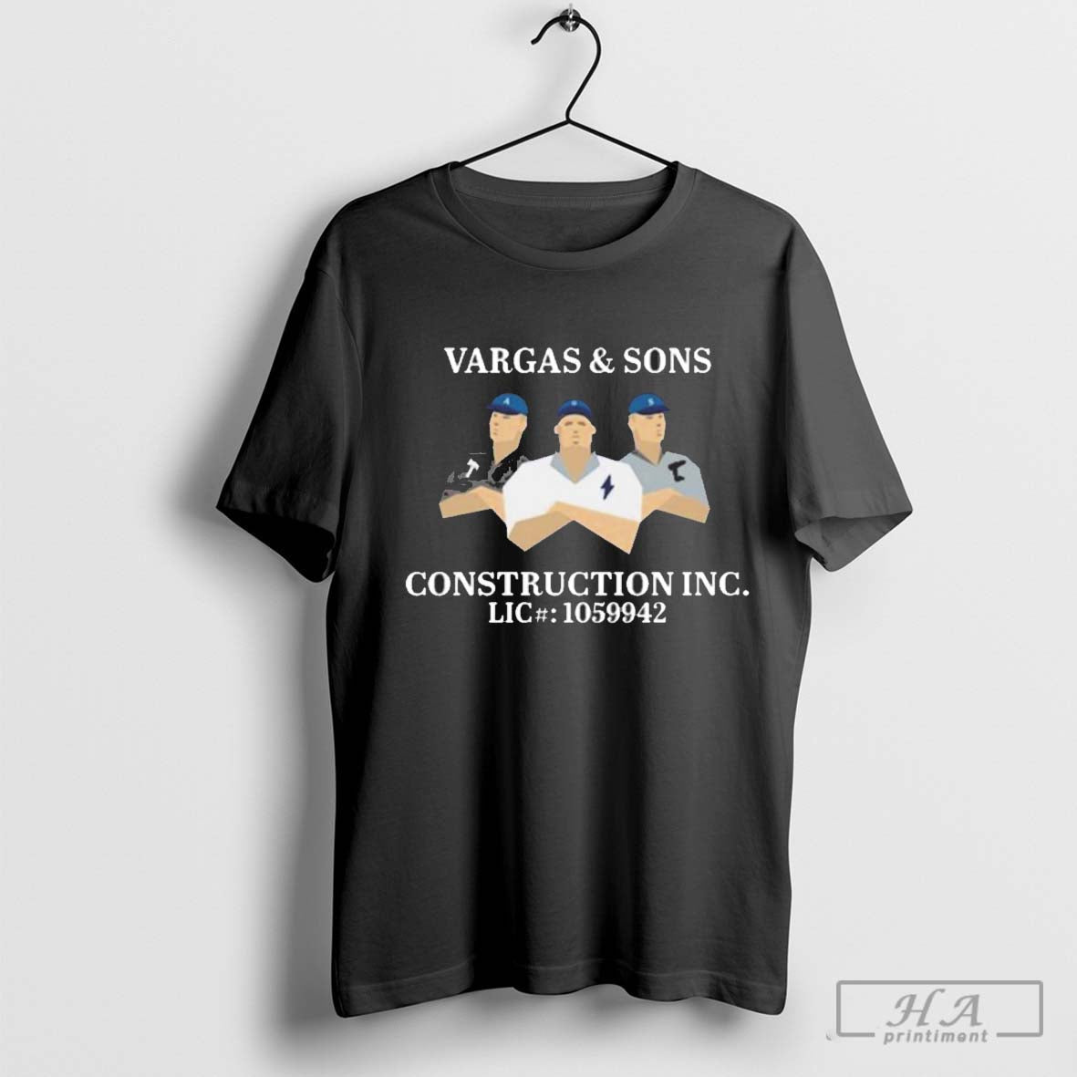 Official Vargas And Sons Construction Inc LIG 1059942 T-shirt Hoodie Sweatshirt | TeeSparky.com