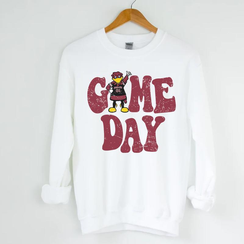 Vintage All Teams Game Day NCAA Sweatshirt White Sport Sweatshirt Gifts For NCAA Fan Ohio State Buckeyes Georgia Bulldogs Michigan Wolverines Auburn Tigers Notre Dame Tennessee Alabama LSU Tigers Nebr ...
