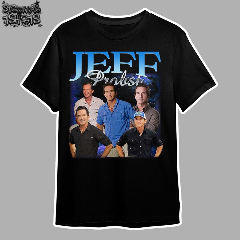 Jeff Probst Vintage Graphic 90s Sweatshirt, Presenter Homage Graphic T-shirt Unisex, Bootleg Retro 90's Fans Tee, Hip Hop Hoodie, Rapper fan shirt, Am