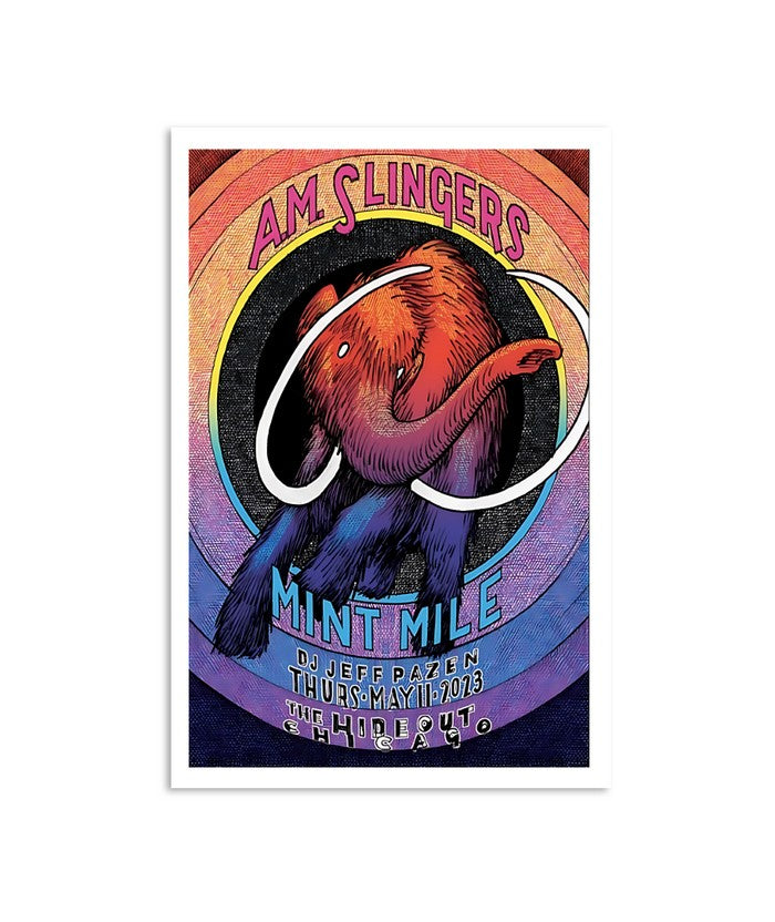 A.M Slingers Thurs May 11 2023 The Hideout Chicago Poster