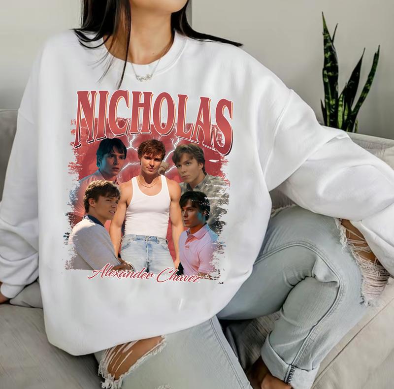 Nicholas Alexander Chavez Vintage Shirt, Nicholas Chavez T-shirt, Nicholas Chavez Fan Tees, Nicholas Retro 90s Sweaters