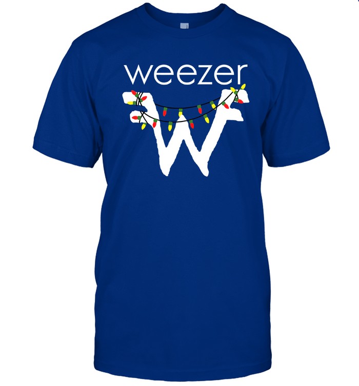 Limited Weezer Holiday Christmas Lights Tee
