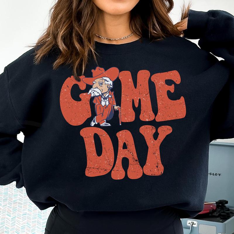 Ole Miss Rebels Vintage College Game Day Football NCAA Sweatshirt, Vintage Sweatshirt NCAA, Classic Sport Sweatshirt, Gifts For Football Fan Sport