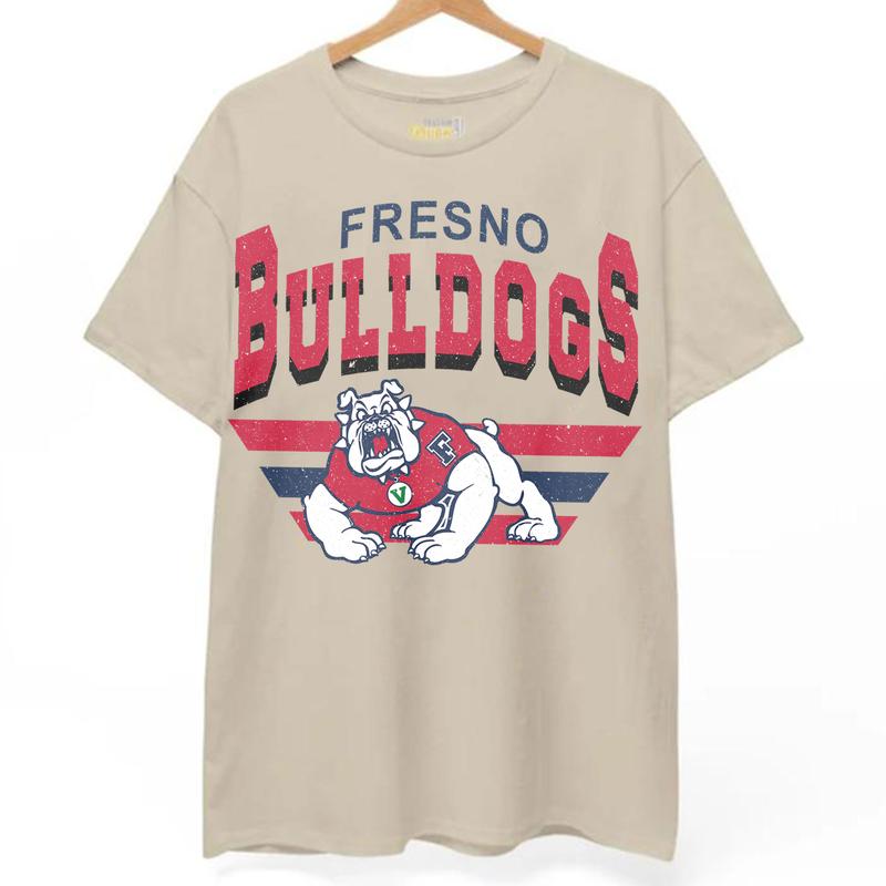 Fresno State Bulldogs Vintage Football NCAA Sweatshirt - Tshirt - Hoodie, California State University,Fresno Unisex Football NCAA Shirt,Unisex Vintage NCAA Shirt,Classic Football Shirt,Gifts For Football Fan Sport,Cotton,Sweatshirt,Gifts For Men and Women