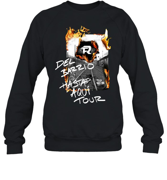 del barrio hasta aqui tour tee hoodie