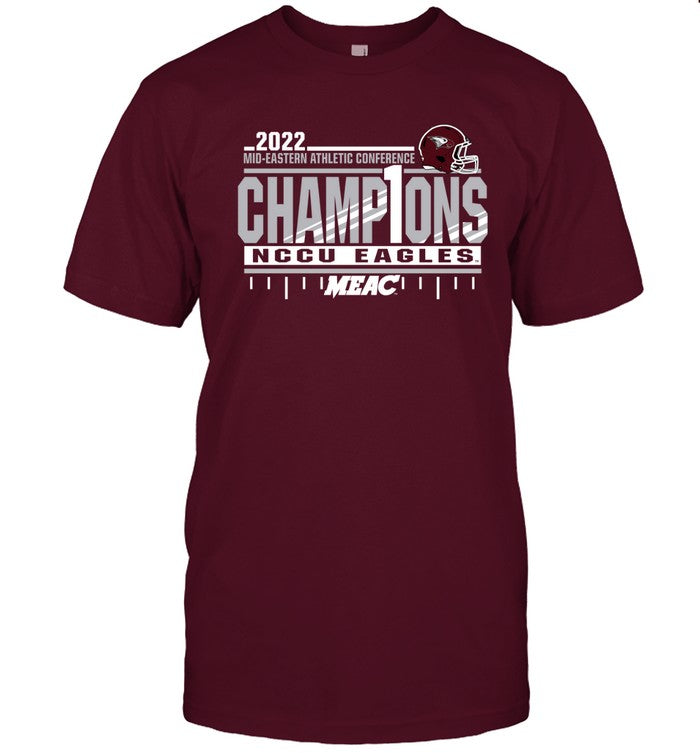 2022 North Carolina Central Eagles MEAC Champions T-Shirt