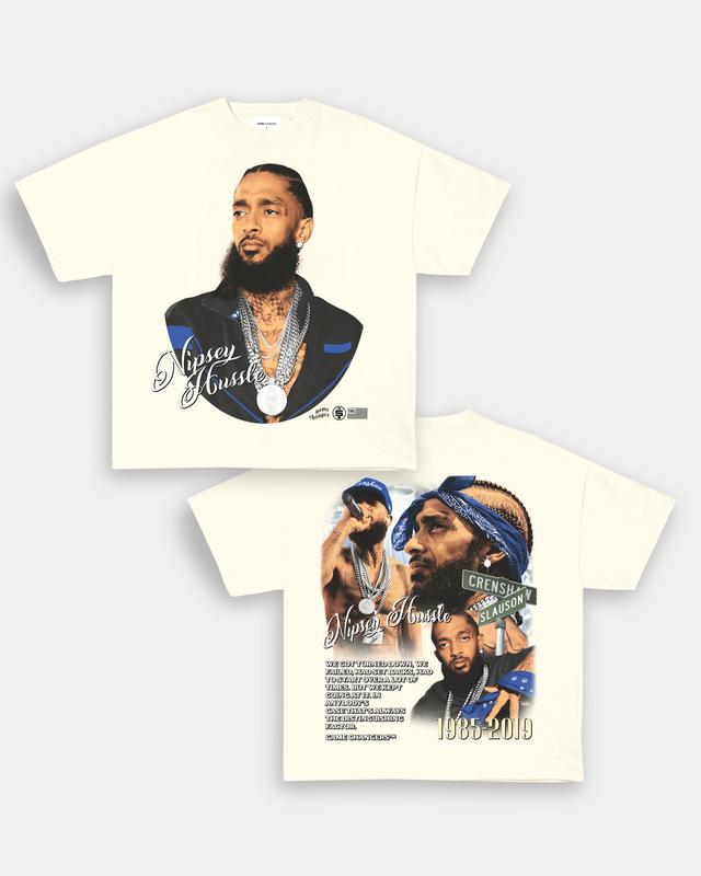 NIPSEY HUSSLE V2 TEE - [DS] , Free Shipping, Unisex T-Shirt, Sweatshirt, Tour shirt, Rapper Shirt, Graphic Shirt, big face tee,