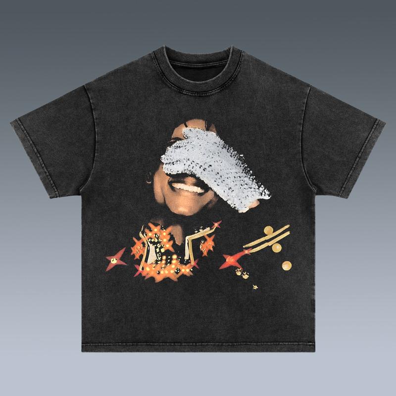 VINTAGE TEE  MICHAEL JACKSON 4.4-1 , Free Shipping, tour 2024 shirt, Hiphop Shirt, Rapper Shirt