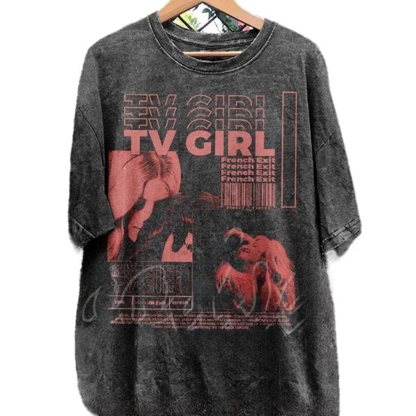 Vintage TV Girl T-Shirt Gift For Him and Her, TV Girl Vintage Unisex Shirt, 90s Retro Design Graphic Tee