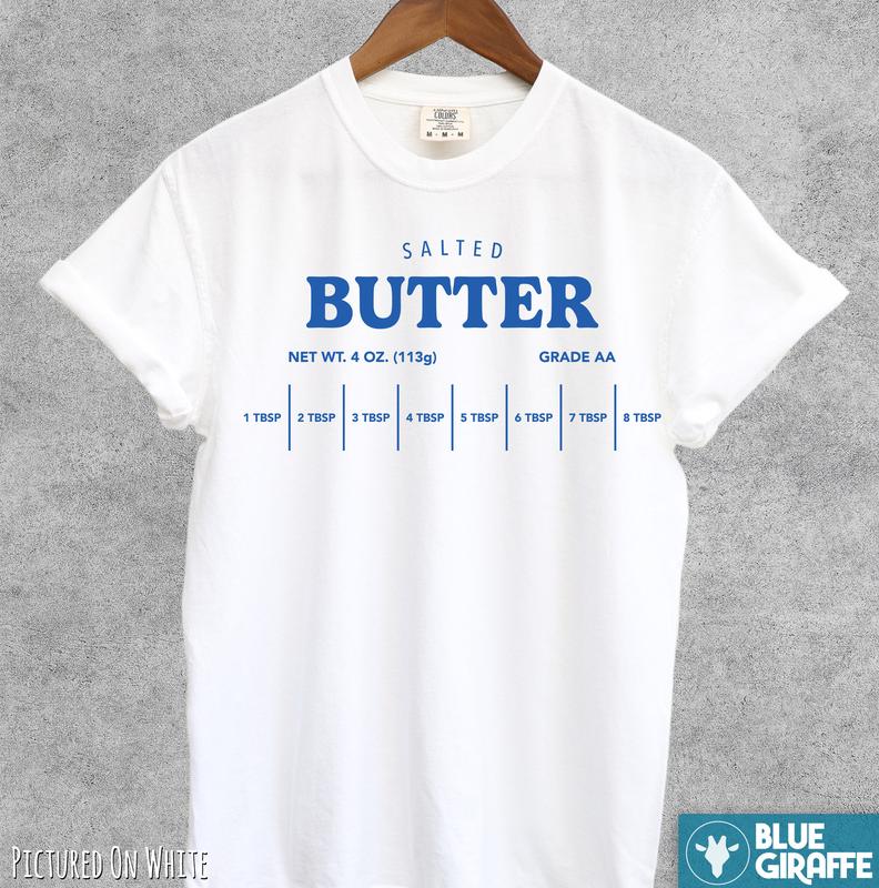 Vintage Salted Butter Funny TShirt, Retro Comfort Colors Graphic Tee, Funny Streetwear Shirt, Cooking Top, Relaxed Fit Retro Tshirt