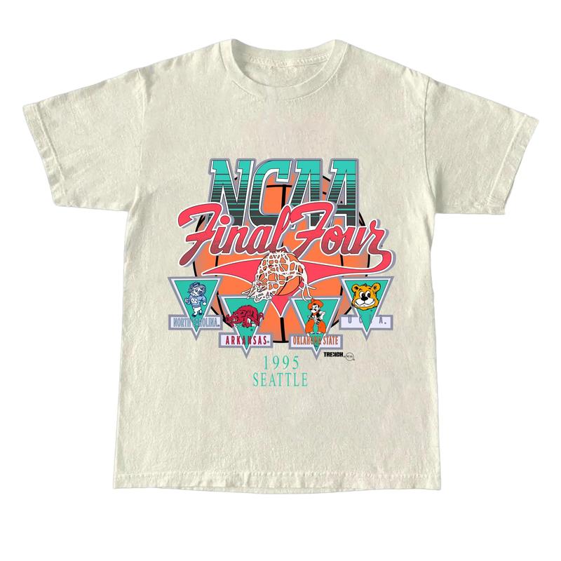 1995 NCAA Final Four Official Game Shirt, graphic vintage sports tees summer shirts for men, Gift for Her, Gift for Him, Gift for Friend