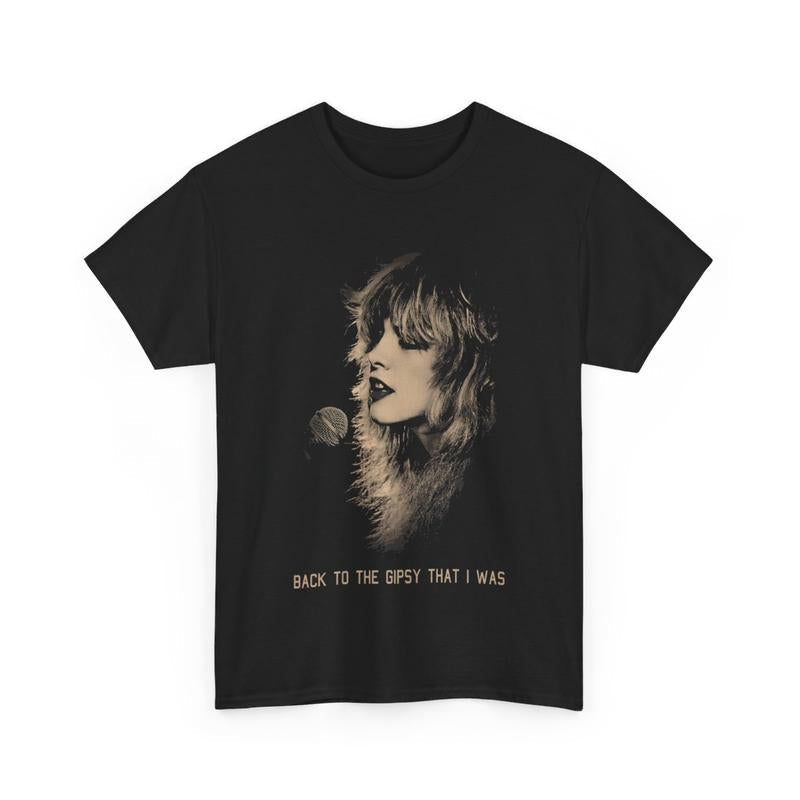 Stevie Nicks Vintage Tee, Stevie Nicks Tour 2024 Cotton Unisex T-Shirt  Menswear Tshirt