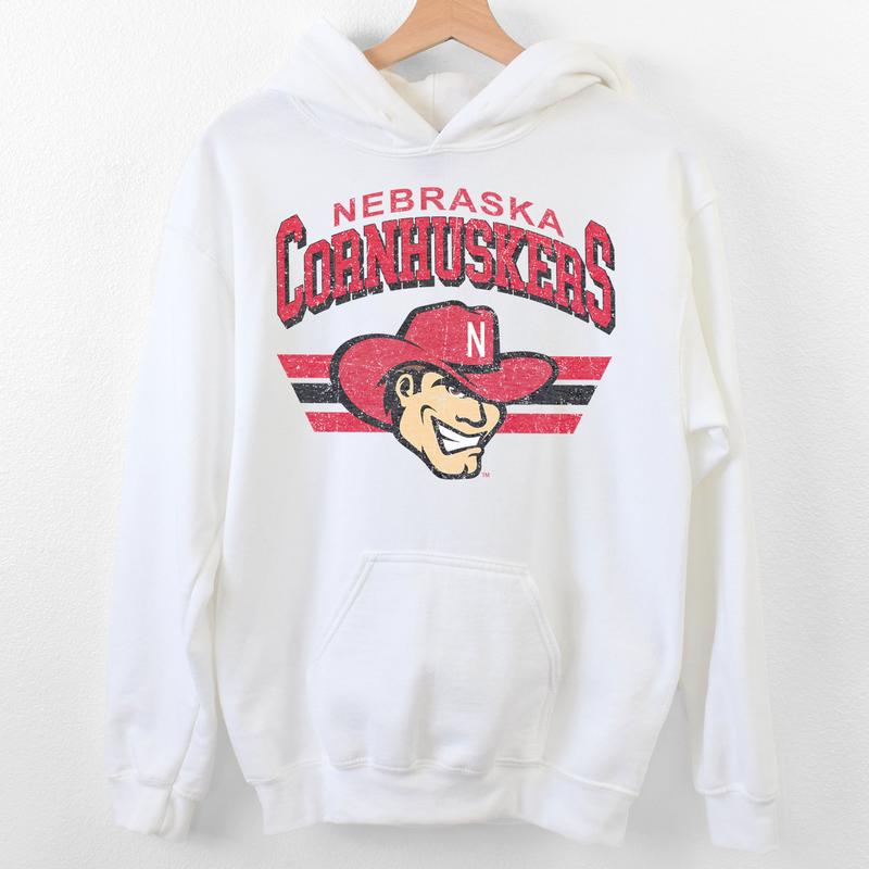Nebraska Cornhuskers Vintage Football NCAA Sweatshirt - Tshirt - Hoodie, University of Nebraska Unisex Football NCAA Shirt, Unisex Vintage NCAA Shirt, Classic Football Shirt, Gifts For Football Fan Sport, Cotton, Sweatshirt, T-Shirt, Hoodie