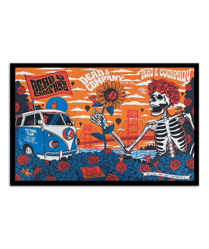 Dead And Company July 14 15 16, 2023 The Final Tour Oracle Park San Francisco, CA Poster