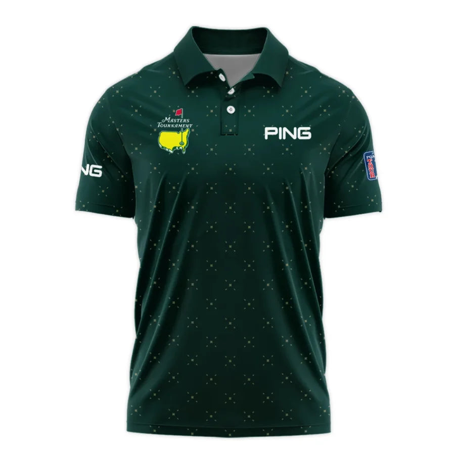 Diamond Shapes With Geometric Pattern Masters Tournament Ping Polo Shirt Style Classic Polo Shirt Fo