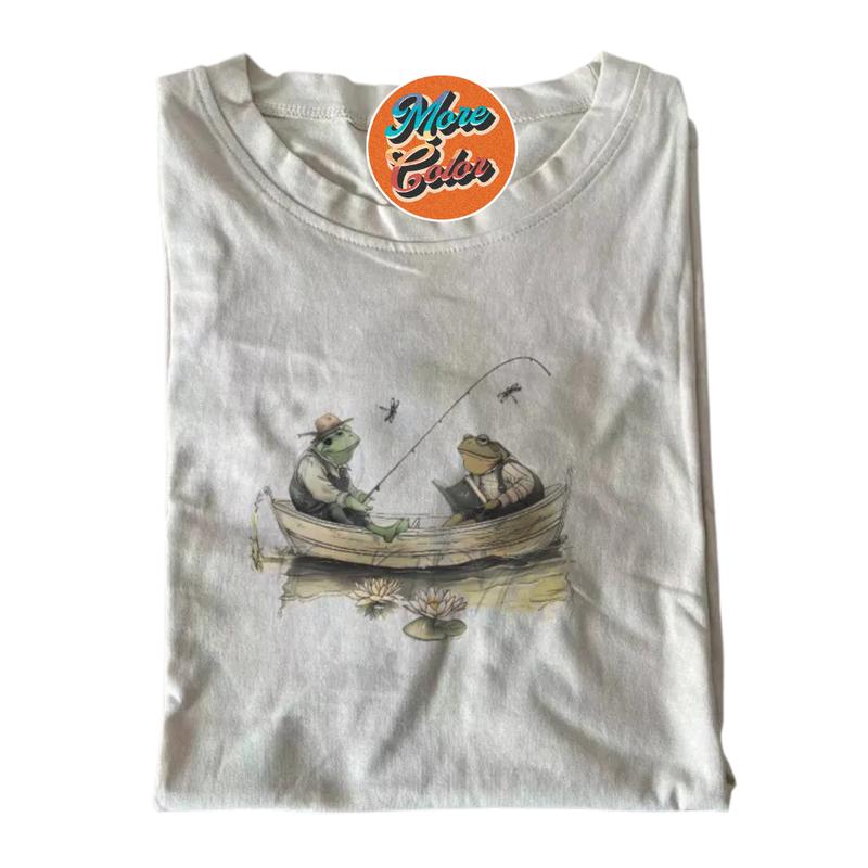 Frog 90s Vintage Shirt, Cotton Unisex T-shirt, Crew Neck, Size S- 4xl, Menswear Top, Womenswear Top Underwear Streetwear