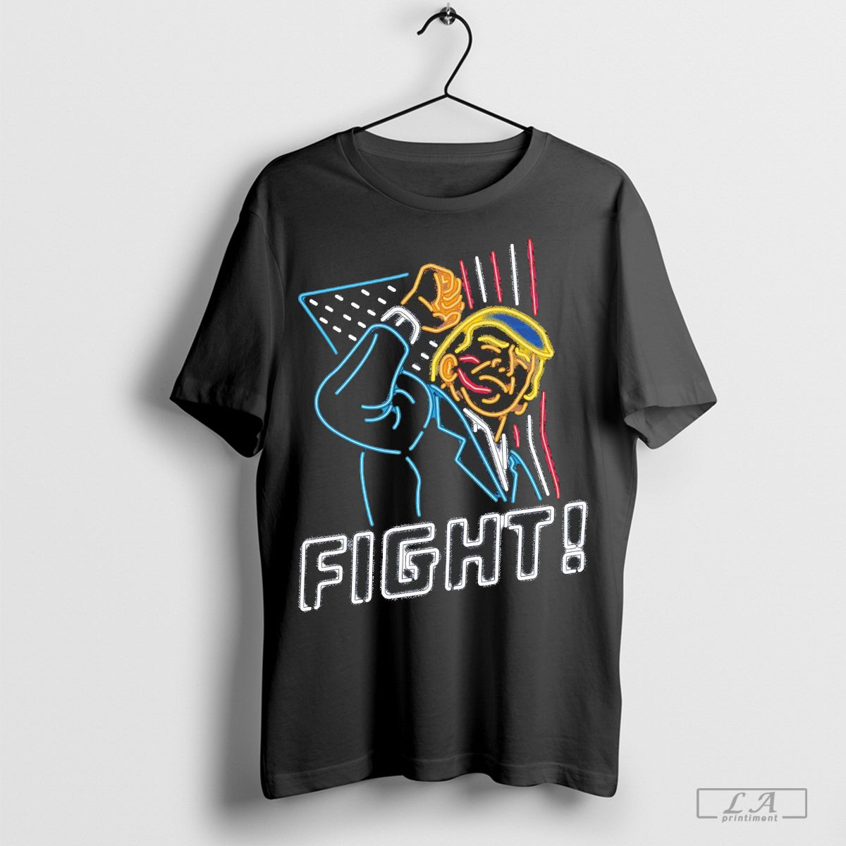 Trump neon fight shirt Hoodie Sweatshirt | TeeSparky.com