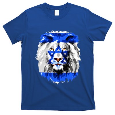 Flag of Israel lion Jewish Israel Flag T-Shirt Hoodie Sweatshirt | TeeSparky.com