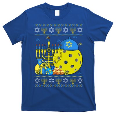 Funny Pickleball Ball Orah Dreidel Ugly Hanukkah Sweater Funny Gift T-Shirt Hoodie Sweatshirt | TeeSparky.com