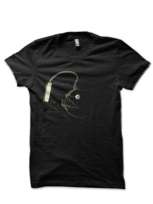 A glow In The Dark â€“ Deep Sea Fish Black T-Shirt Hoodie, Sweatshirt | TeeSparky.com