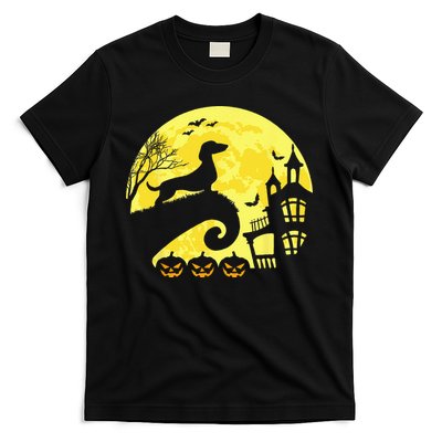 Halloween Dachshund Weenie Wiener Moonshine Sausage Dog T-Shirt Hoodie Sweatshirt | TeeSparky.com