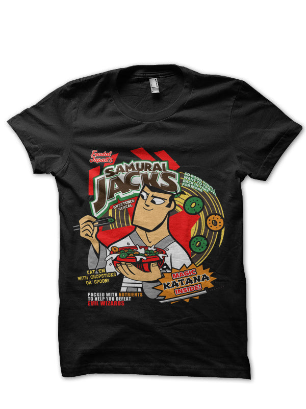 Samurai Jack Cereal Box T-Shirt Hoodie, Sweatshirt | TeeSparky.com