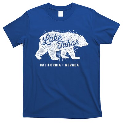 Lake Tahoe Vintage Retro Bear California Nevada Gift T-Shirt