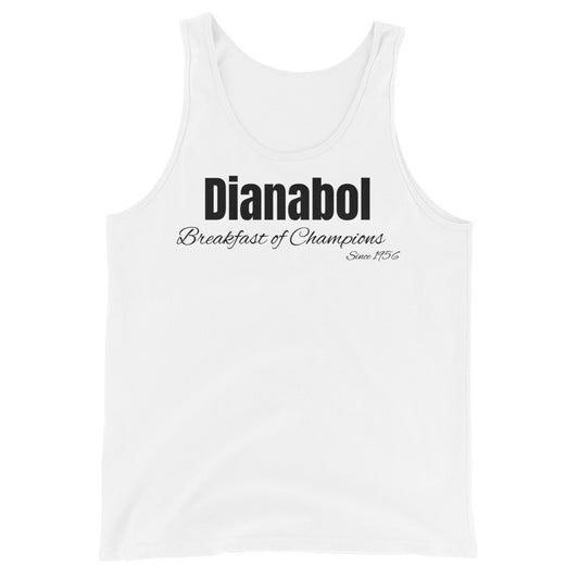 Dianabol Breakfast of Champions since 1956 (in black letters) Tank Top