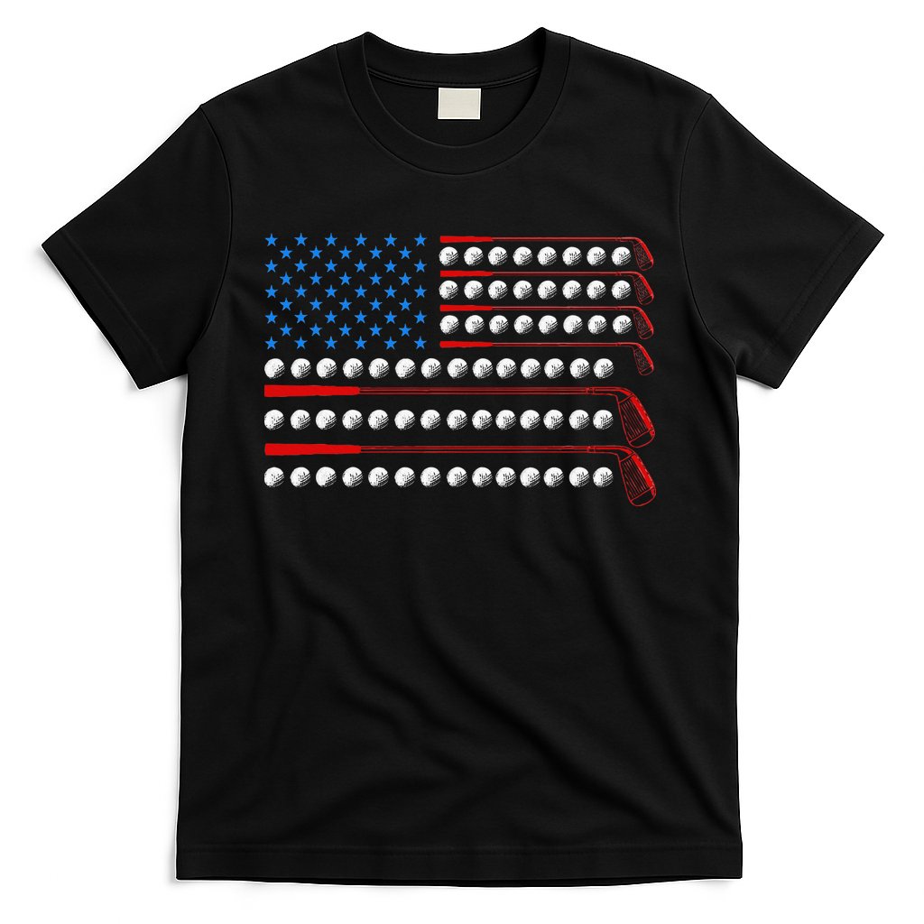Patriotic Golf Usa Flag Golf Clubs 4th Of July Golf Balls T-Shirt Hoodie Sweatshirt | TeeSparky.com