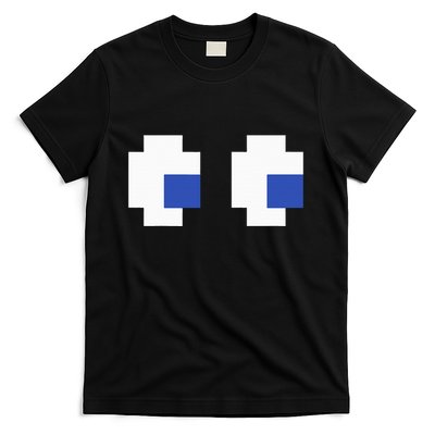 Retro Arcade Game Ghost Eyes 80s Halloween Group Costume T-Shirt Hoodie Sweatshirt | TeeSparky.com