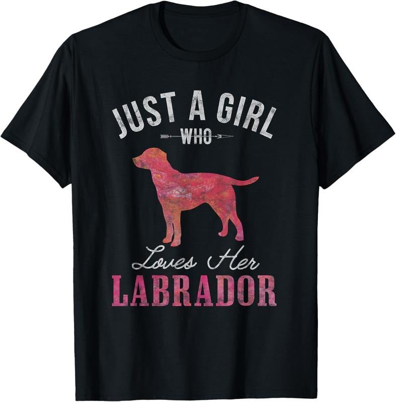 shirts Just A Girl Who Loves Her Labrador Dog Owner Gift T-Shirt Hoodie Sweatshirt | TeeSparky.com