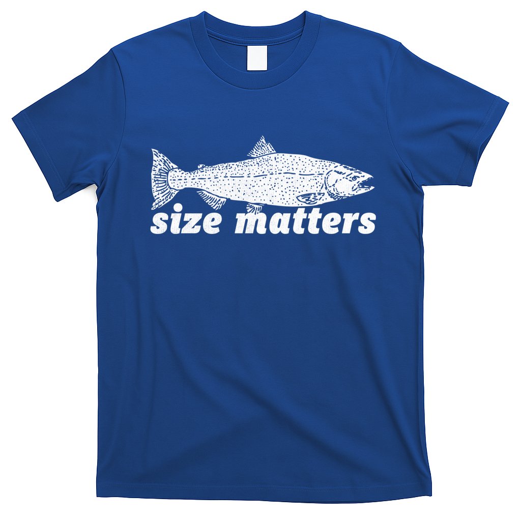 Size Matters Funny Fishing Fisher Funny Novelty Funny Gift T-Shirt Hoodie Sweatshirt | TeeSparky.com