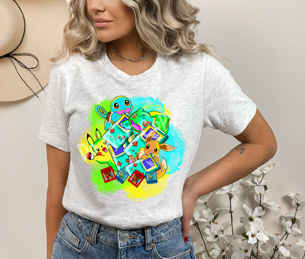 WATERCOLOR POKE TEE Hoodie Sweatshirt | TeeSparky.com (Image 1)