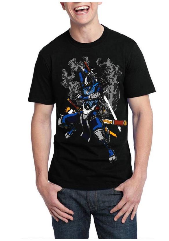 Ninja Robots Samurai Black T-Shirts, Hoodie, Sweatshirt