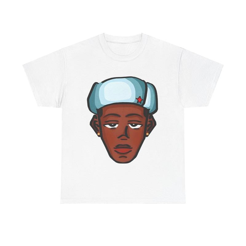 Tyler Vintage Animated Graphic Tee Casual Cotton Menswear Top Classic Smooth Underwear Man Tshirt Streetwear Crewneck Shortsleeve T-Shirt