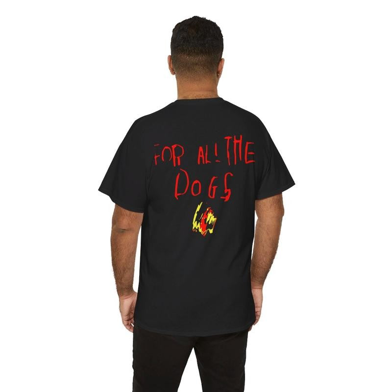 For All The Dogs Drake - Heavy Blendâ„¢ Graphic T-Shirt Casual Classic Cotton Menswear Retro Top Vintage Comfy Day Tshirt