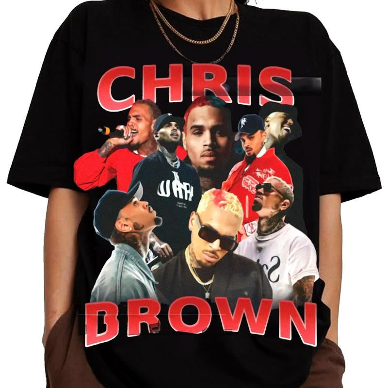 Vintage 90s Style Chr1s Br0wn Shirt, Chr1s Brown Fans Shirt