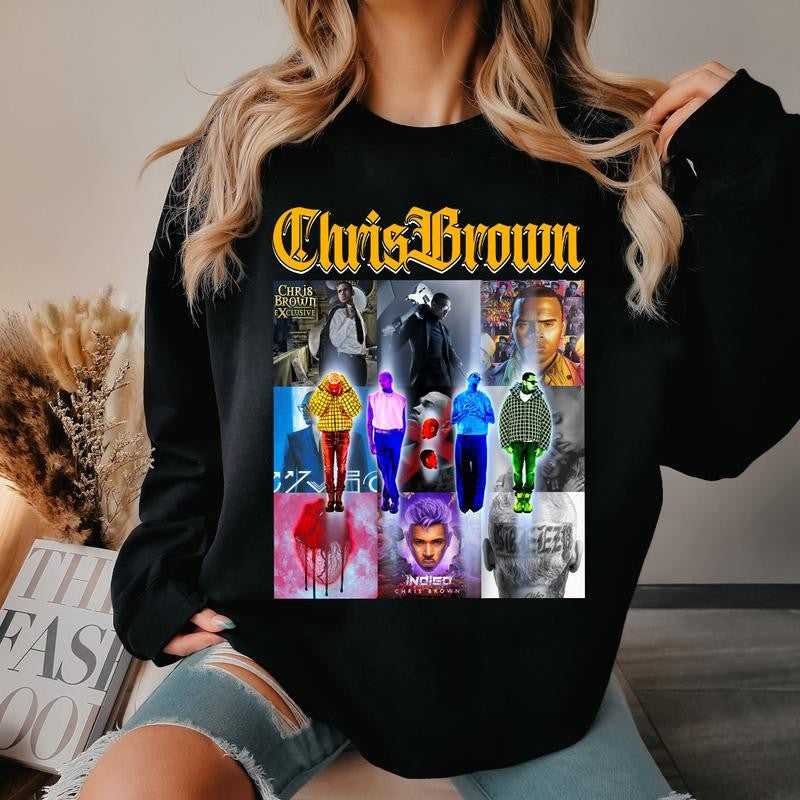 Chris Br0wn 11:11 Tour 2024 Fans 90s Rap Shirt