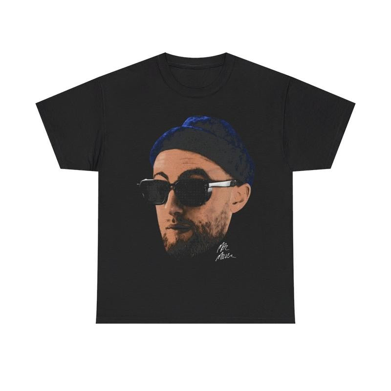 Mac Miller T-Shirt Rare Concert Merch Rap Tee Hip Hop Graphic Tour Rap Style TShirt  Cotton Menswear