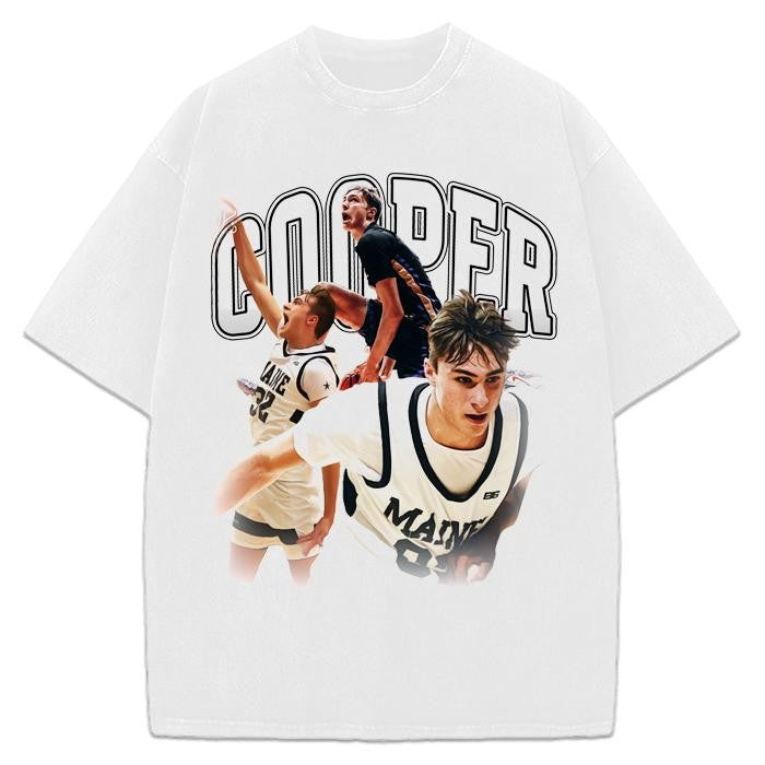 Cooper Flagg Coop Vintage Style Basketball 90's Graphic Design T-Shirt Crewneck Cotton