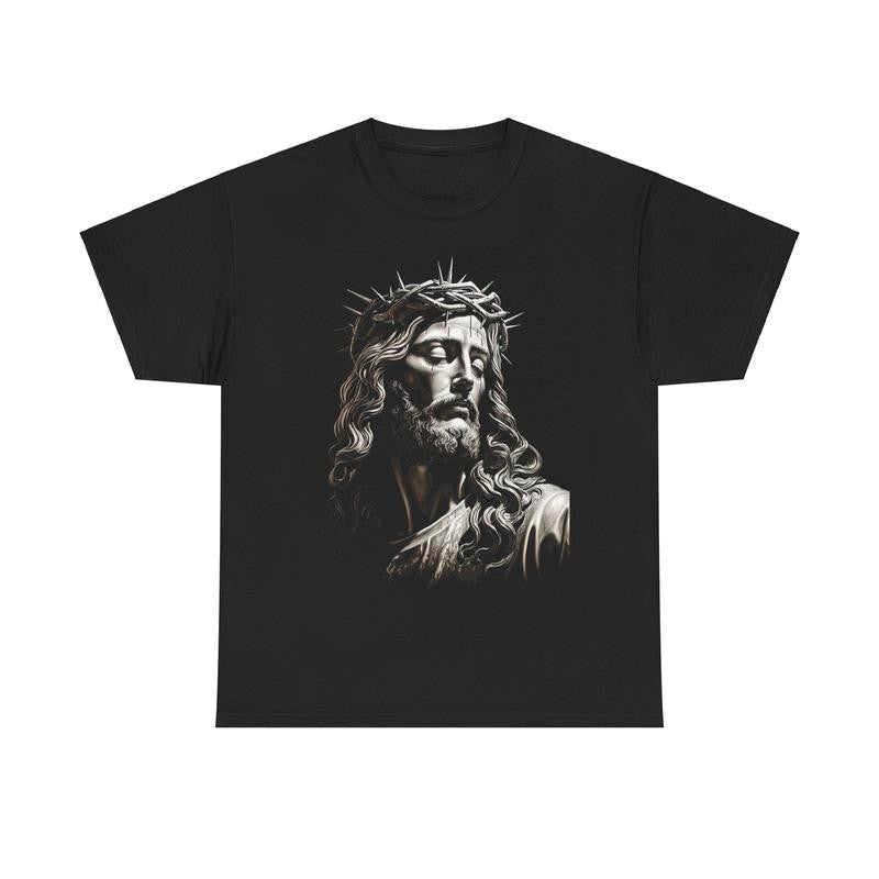 Jesus Love Vintage Graphic Tee Retro 90s Styled Streetwear Shirt Cotton Menswear Top Casual Tshirt